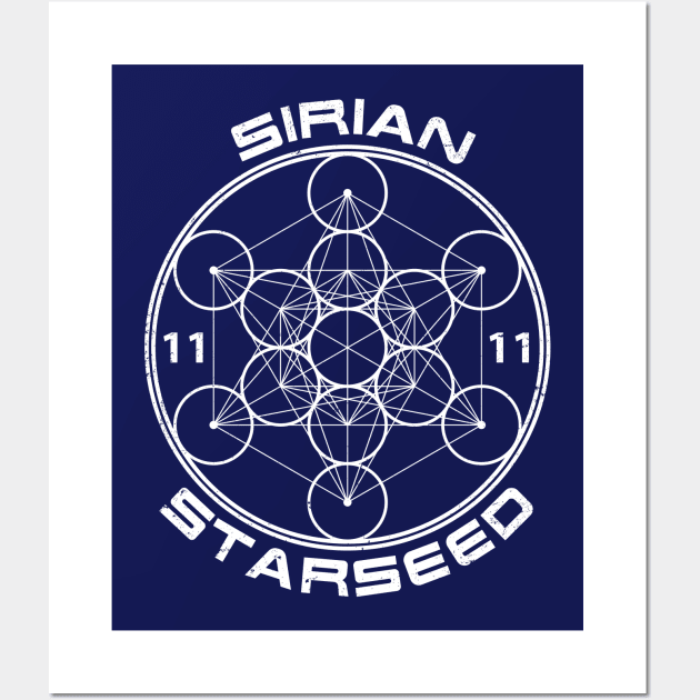 Sirian Starseed Sacred Geometry Wall Art by rycotokyo81